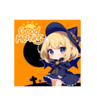 金髪ハロウィンむすめ（個別スタンプ：7）