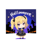 金髪ハロウィンむすめ（個別スタンプ：11）