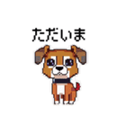 ドット絵の犬たち（個別スタンプ：2）