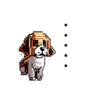 ドット絵の犬たち（個別スタンプ：20）