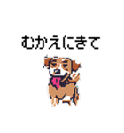 ドット絵の犬たち（個別スタンプ：30）