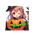 ハロウィーンの幽霊（個別スタンプ：11）