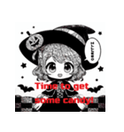 ハロウィーンの幽霊（個別スタンプ：15）