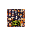 スプーキーな表情 - ハロウィンステッカー（個別スタンプ：7）