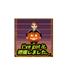 スプーキーな表情 - ハロウィンステッカー（個別スタンプ：27）