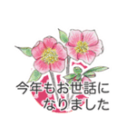 手描きの花 日常使いと季節の挨拶 丁寧語（個別スタンプ：21）