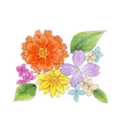 手描きの花 日常使いと季節の挨拶 丁寧語（個別スタンプ：32）