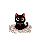 黒猫チョコくん（個別スタンプ：21）