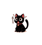 黒猫チョコくん（個別スタンプ：35）