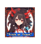 "ハロウィンおばけスタンプ"（個別スタンプ：17）