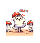 きのこねこ_mushroom cat（個別スタンプ：13）