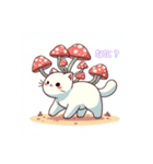 きのこねこ_mushroom cat（個別スタンプ：16）