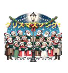 冬の魔法: クリスマスの喜び（個別スタンプ：24）