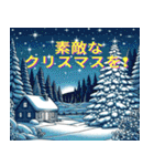 冬の魔法: クリスマスの喜び（個別スタンプ：30）