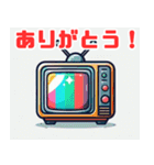 カラフルなテレビ（個別スタンプ：1）