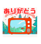 カラフルなテレビ（個別スタンプ：7）