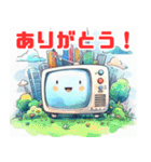 カラフルなテレビ（個別スタンプ：17）