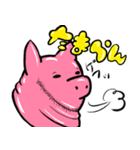 豚おじさんとラッキー（個別スタンプ：8）