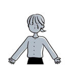 時には陰りの日。（個別スタンプ：7）