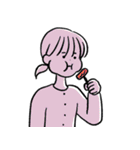 時には陰りの日。（個別スタンプ：11）