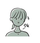 時には陰りの日。（個別スタンプ：12）