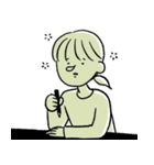 時には陰りの日。（個別スタンプ：13）
