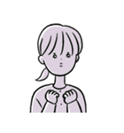 時には陰りの日。（個別スタンプ：14）