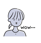 時には陰りの日。（個別スタンプ：15）