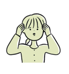 時には陰りの日。（個別スタンプ：16）