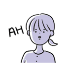 時には陰りの日。（個別スタンプ：25）