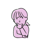 時には陰りの日。（個別スタンプ：27）