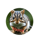 シマリス chipmunk（個別スタンプ：22）