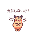 キンクマハムスターのドット絵日常スタンプ（個別スタンプ：31）