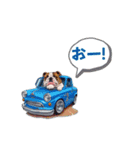 ブルドッグcar（個別スタンプ：12）