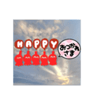 動物と雲と棒人間（個別スタンプ：5）