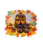 カヌレ♡ハロウィンバージョン（個別スタンプ：1）