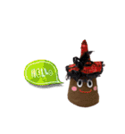 カヌレ♡ハロウィンバージョン（個別スタンプ：4）