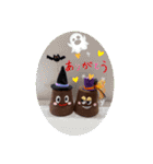 カヌレ♡ハロウィンバージョン（個別スタンプ：21）