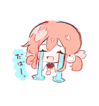 さくらの女の子（個別スタンプ：3）