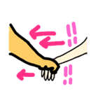 乱暴なすず本 恋愛 予想外①（個別スタンプ：16）