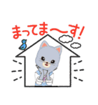 シニア向け⑪猫♡便利！ずーと使える大文字（個別スタンプ：11）