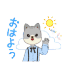 シニア向け⑪猫♡便利！ずーと使える大文字（個別スタンプ：25）