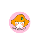しんぷるな女の子たち。（個別スタンプ：1）