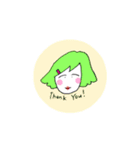 しんぷるな女の子たち。（個別スタンプ：3）