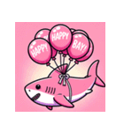 lovely shark Shelly（個別スタンプ：4）