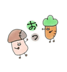 ゆかいな野菜たち、（個別スタンプ：7）