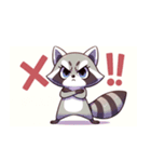 アライグマのレイコ（個別スタンプ：4）