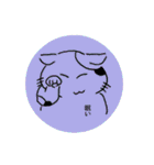 架空のねこたち。（個別スタンプ：7）