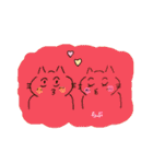 架空のねこたち。（個別スタンプ：40）