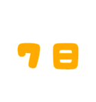 シンプル♡1日〜31日までの日付と曜日◎（個別スタンプ：7）